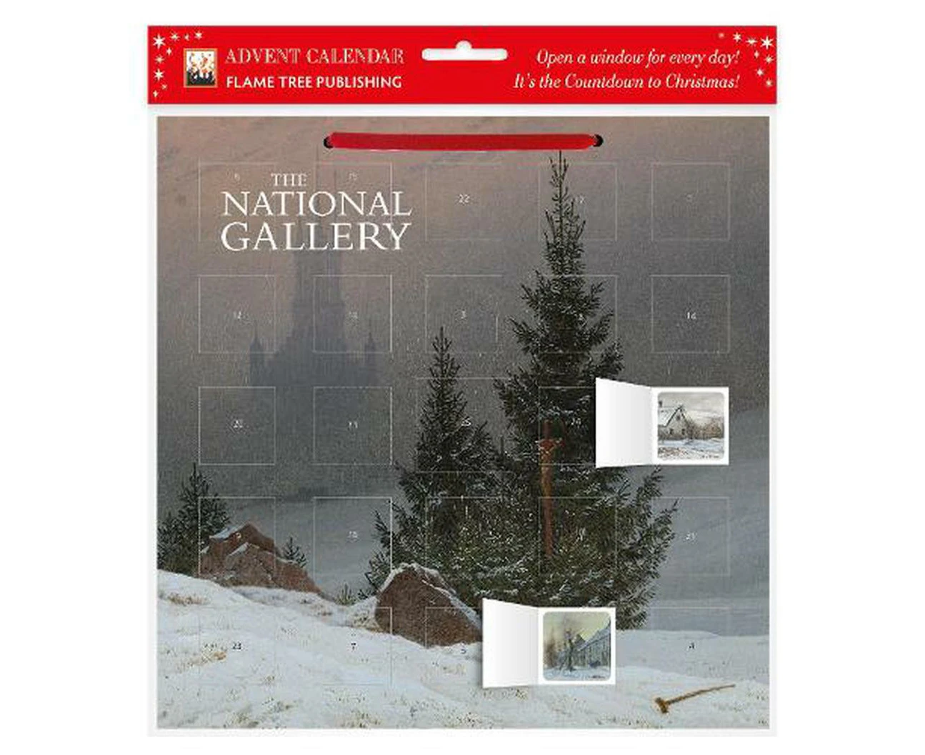 National Gallery: Trafalgar Square at Christmas Advent Calendar (with stickers)