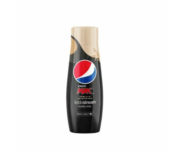 Sodastream 440ml Soda Mix Pepsi Max Vanilla Flavour Syrup Makes About 9l Soda