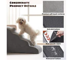 3/4/5 Step Dog Stair Pet Dog Cat Ramp for High Beds Couch Sofa,High-Density Foam