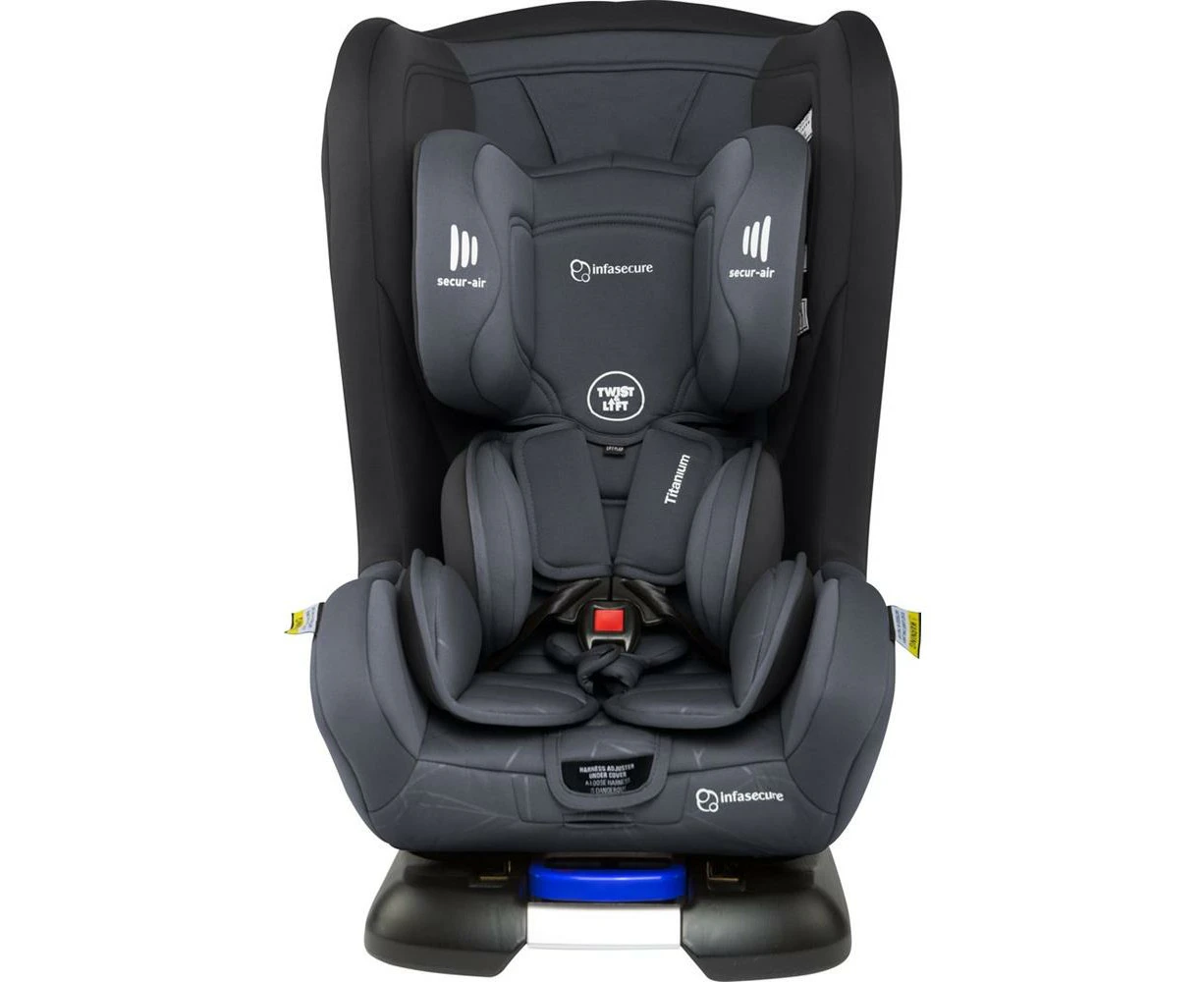 Infasecure Titanium 0 8 Years Convertible Car Seat Slate