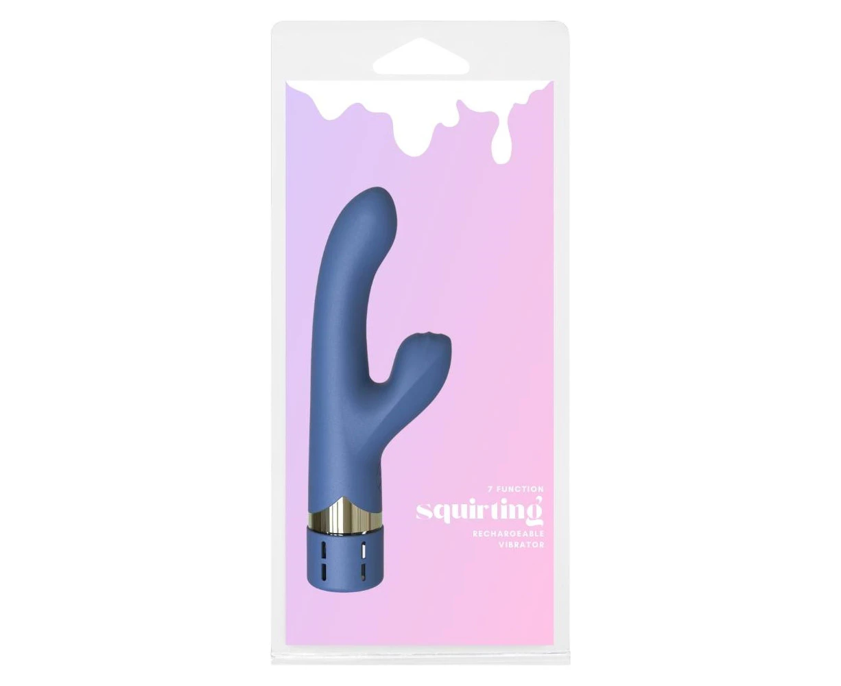 Introducing The Blue Squirting Vibrator By The Brand, A Deluxe Pleasure Experience For Women: Model Bsv 001