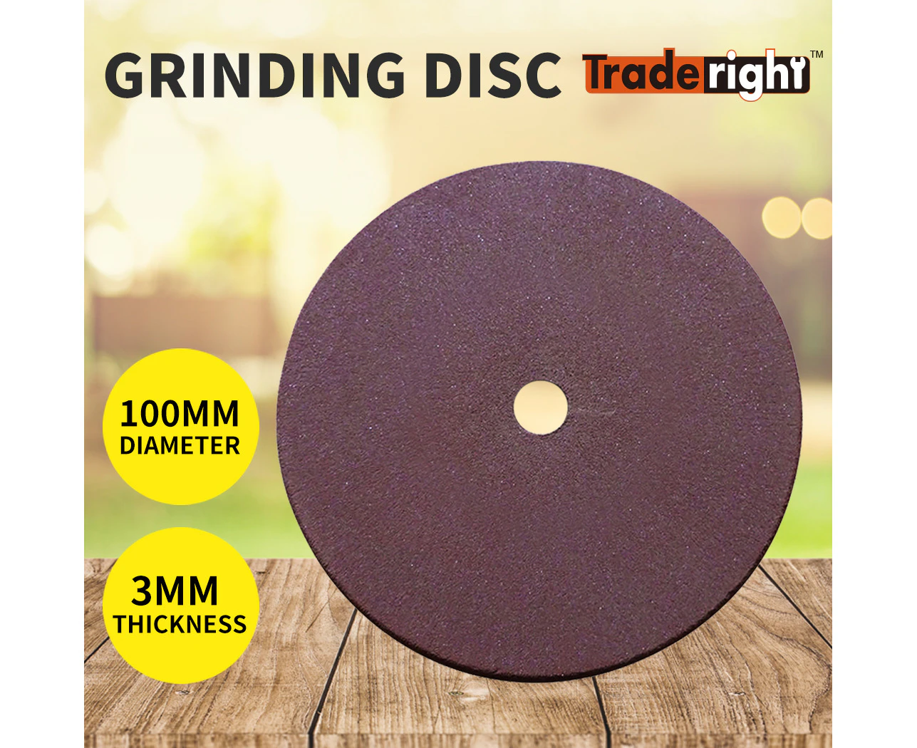 Grinding Wheel Chainsaw Sharpener Grinder Disc 3>8 & 404 Chain 100MMx10MM