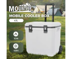 Mountview Cooler Ice Box 27L/43L Portable Chest Trolly For Camping BBQ Picnic