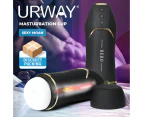 Urway Automatic Masturbator Cup Men Adult Sucking Sex Toy Heating