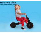 Bopeep Kids Tricycle Toddler Balance Bike 3 in1 Ride on Toys Toddler Push Trike