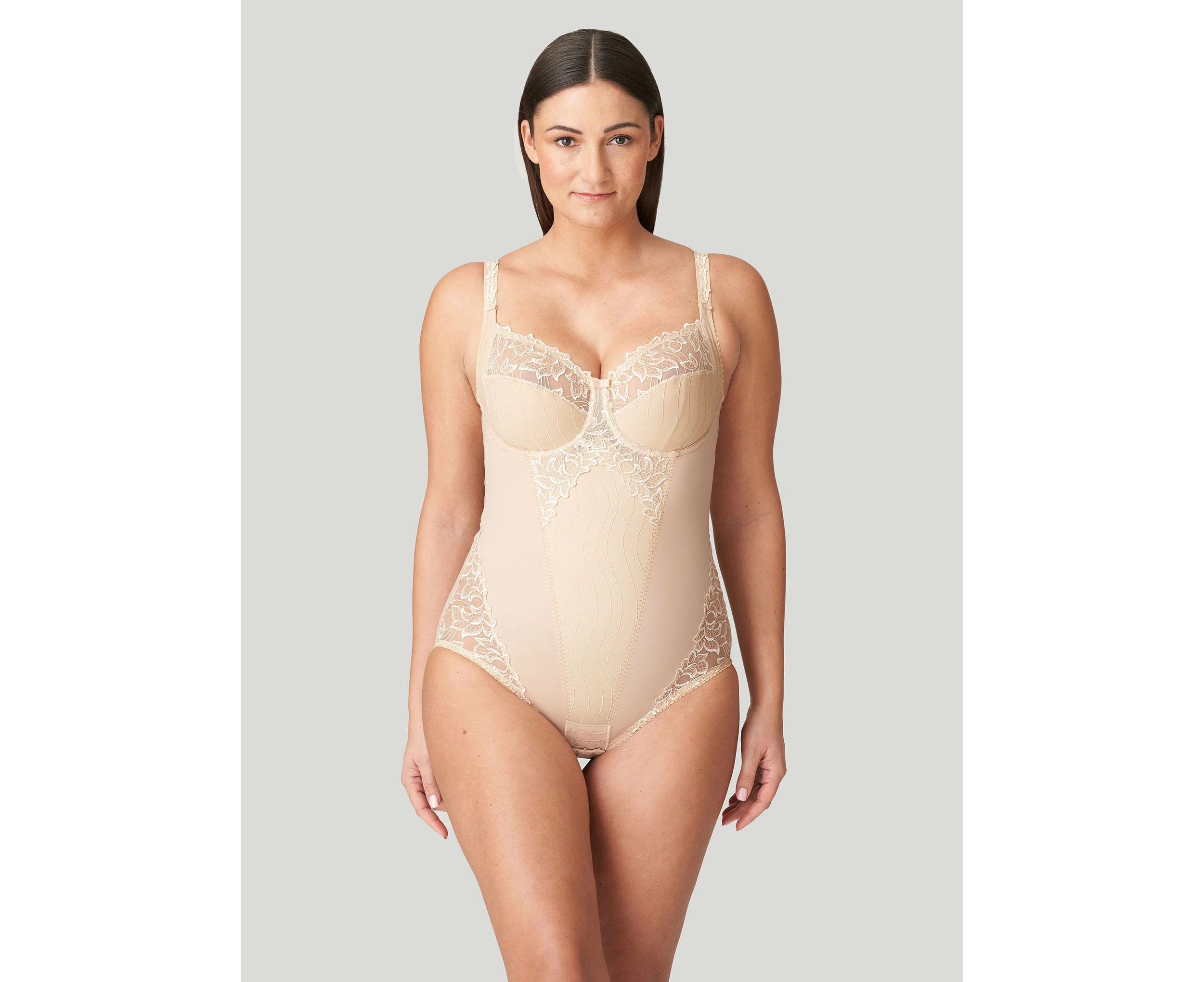 Primadonna: Deauville Bodysuit  Cafe Latte