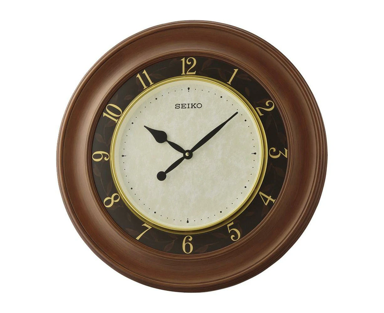 Seiko Wall Clock Qxa646z Contemporary Timepiece For Modern Homes Silver