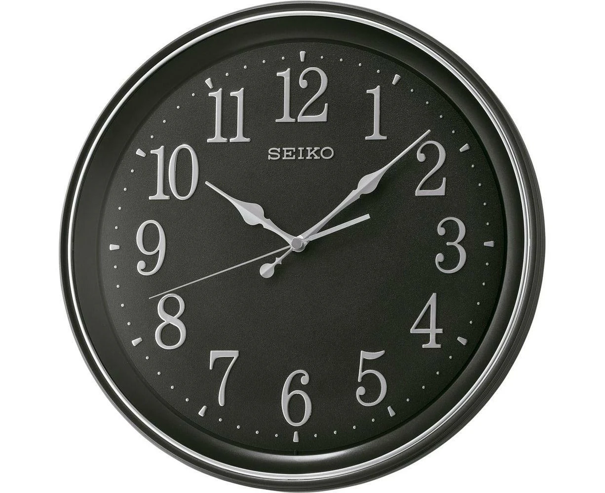 Seiko Wall Clock Qxa798k Stylish Black Timepiece For Every Space