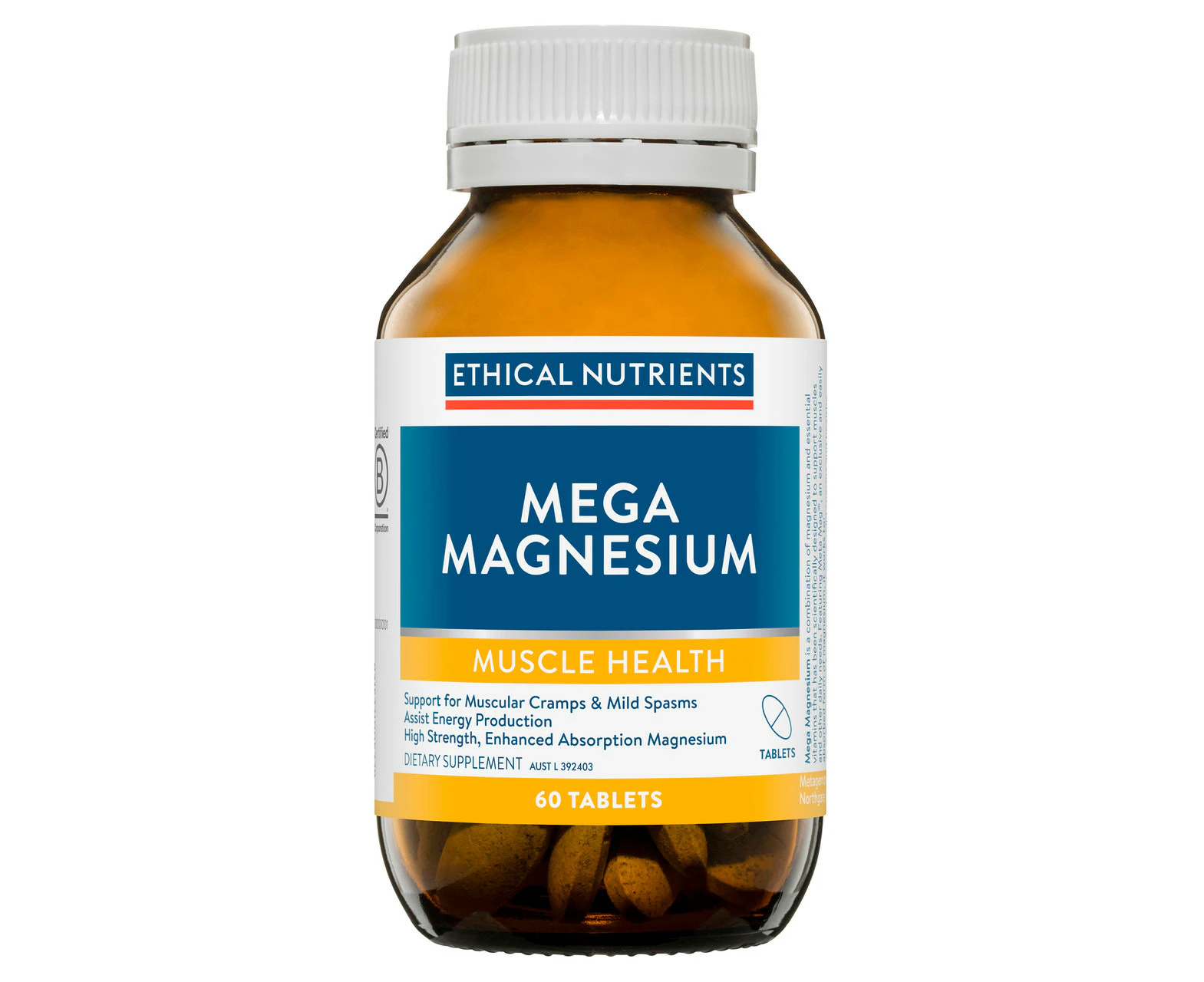 Ethical Nutrients Mega Magnesium 60 Tablets