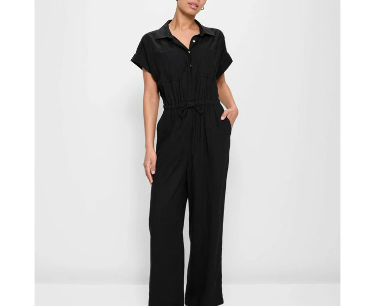 Target Linen Blend Jumpsuit