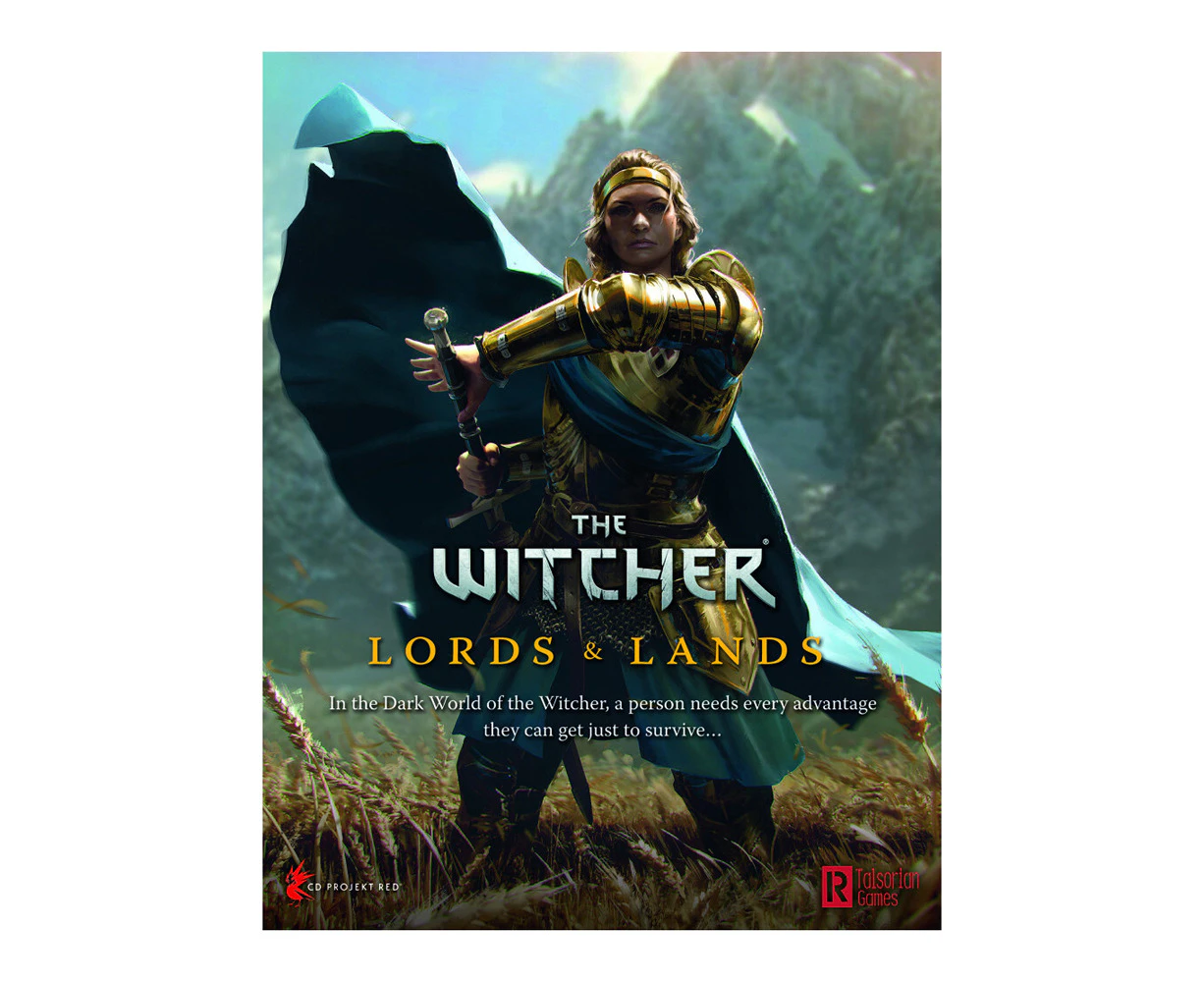 Ross Talsorian The Witcher RPG Lords & Lands Four-Panel Screen Expansion Book