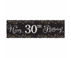 Sparkling Celebration Add Any Age Giant Plastic Banner Kit