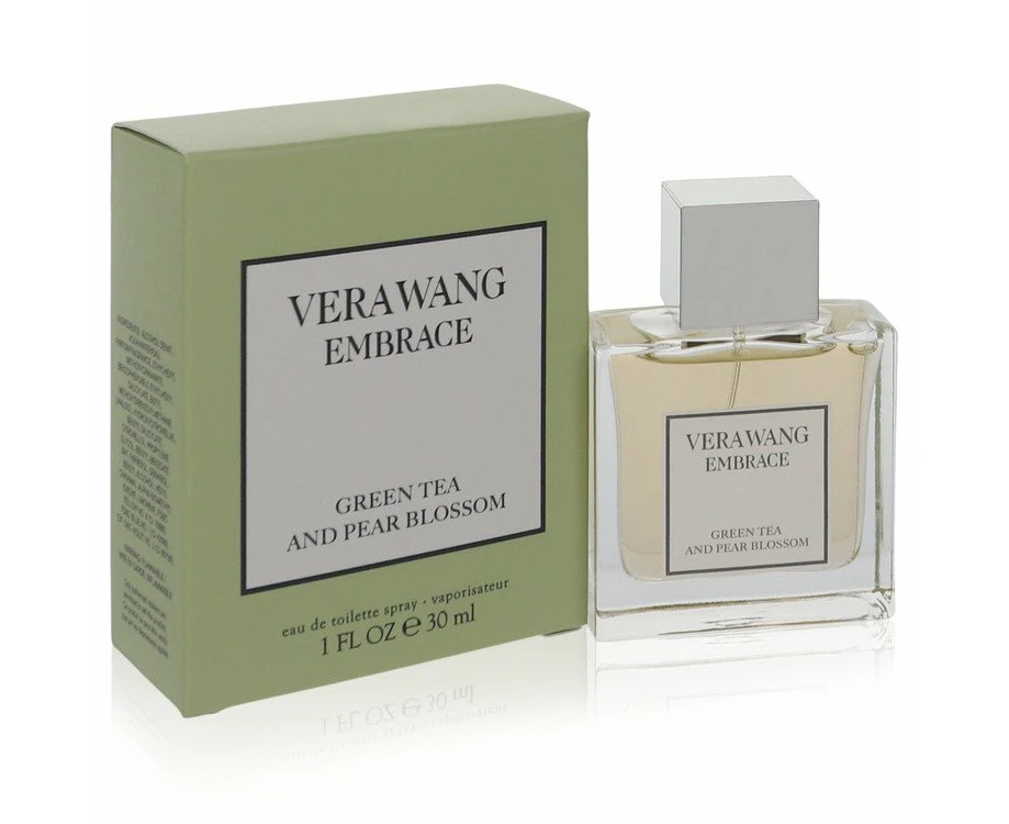 Vera Wang Embrace Green Tea And Pear Blossom by Vera Wang Eau De Toilette Spray 1 oz for Women