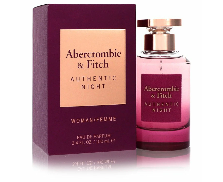 Abercrombie & Fitch Authentic Night by Abercrombie & Fitch Eau De Parfum Spray 3.4 oz for Women