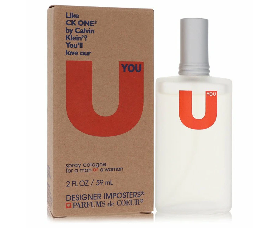 Designer Imposters U You by Parfums De Coeur Cologne Spray (Unisex) 2 oz for Women