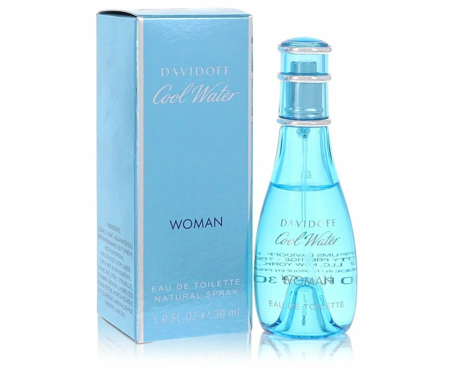 Cool Water by Davidoff Eau De Toilette Spray 1 oz for Women