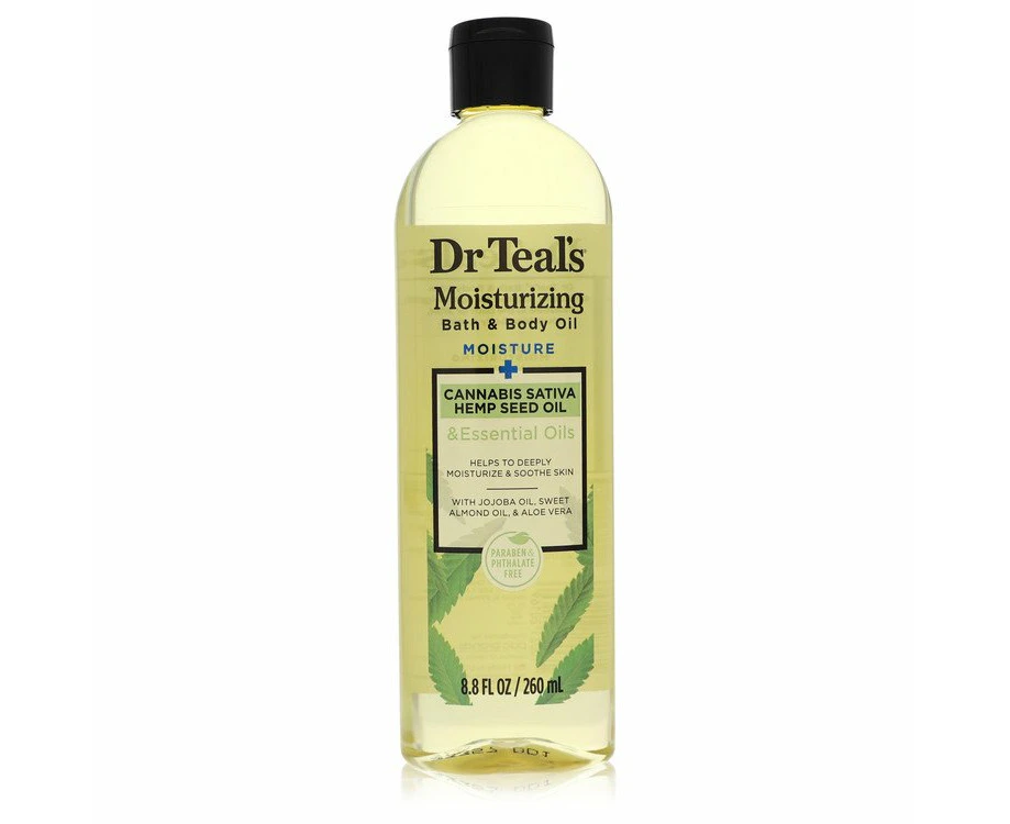 Dr Teal's Moisturizing Bath & Body Oil by Dr Teal's Cannabis Sativa Hemp Seed Oil 8.8 oz for Women