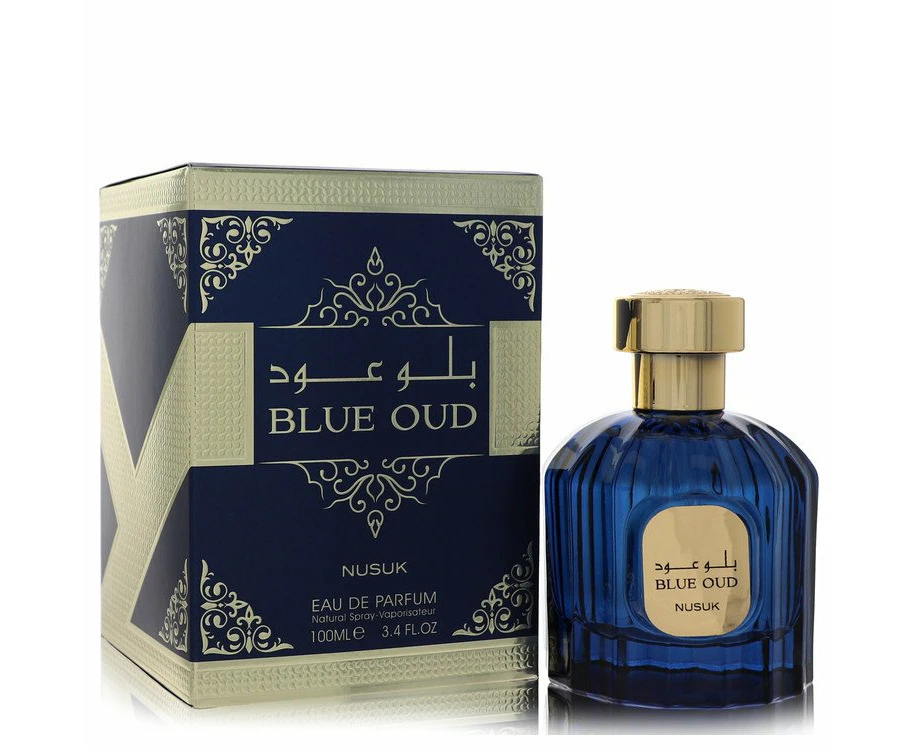 Nusuk Blue Oud by Nusuk Eau De Parfum Spray (Unisex) 3.4 oz for Women