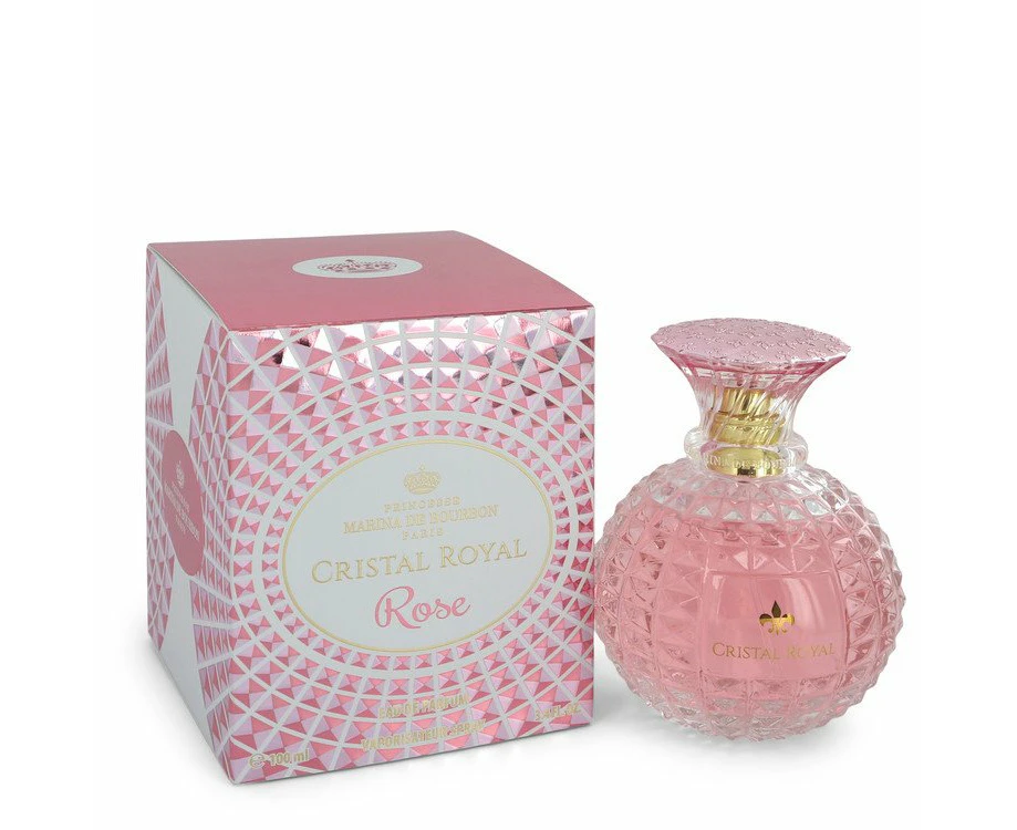 Marina De Bourbon Cristal Royal Rose by Marina De Bourbon Eau De Parfum Spray 3.4 oz for Women