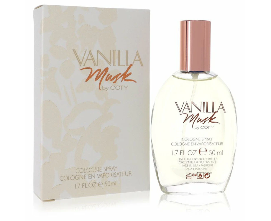 Vanilla Musk by Coty Cologne Spray 1.7 oz for Women