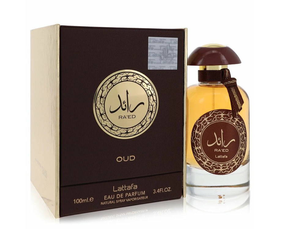 Raed Oud by Lattafa Eau De Parfum Spray (Unisex) 3.4 oz for Women