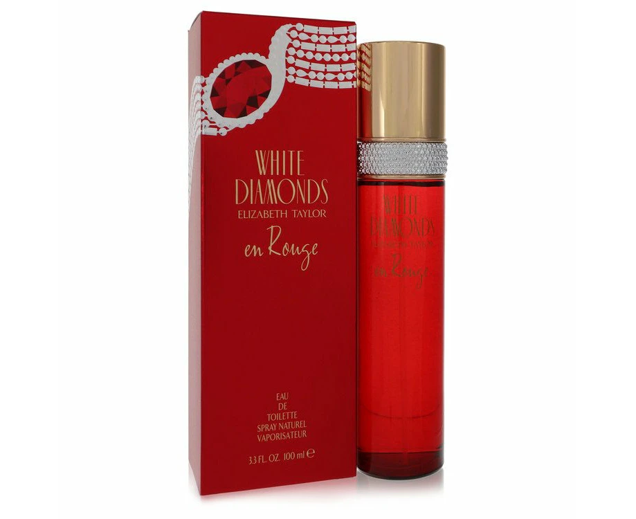 White Diamonds En Rouge by Elizabeth Taylor Eau De Toilette Spray 3.3 oz for Women