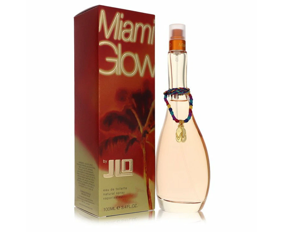 Miami Glow by Jennifer Lopez Eau De Toilette Spray 3.3 oz for Women