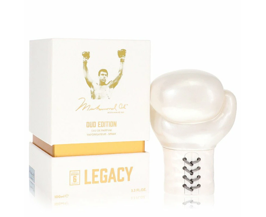 Muhammad Ali Legacy Round 6 by Muhammad Ali Eau De Parfum Spray (Oud Edition) 3.3 oz for Men