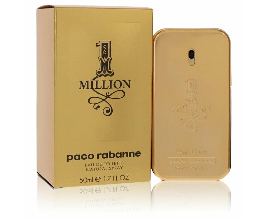 1 Million by Paco Rabanne Eau De Toilette Spray 1.7 oz for Men