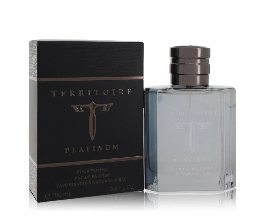 Territoire Platinum by YZY Perfume Eau De Parfum Spray 3.4 oz for Men