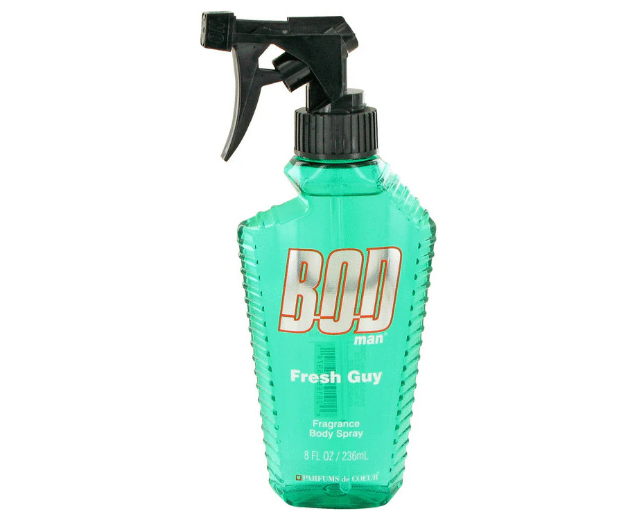 Bod Man Fresh Guy by Parfums De Coeur Fragrance Body Spray 8 oz for Men