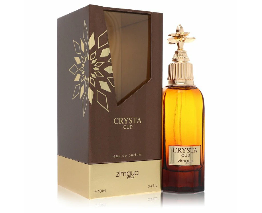 Afnan Zimaya Crysta Oud by Afnan Eau De Parfum Spray (Unisex) 3.4 oz for Men