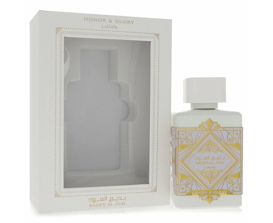 Lattafa Badee Al Oud Honor & Glory by Lattafa Eau De Parfum Spray (Unisex) 3.4 oz for Men