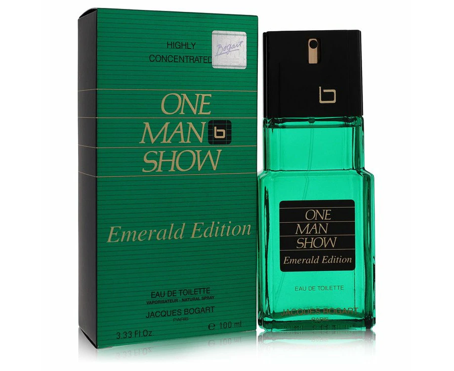 One Man Show Emerald by Jacques Bogart Eau De Toilette Spray 3.4 oz for Men