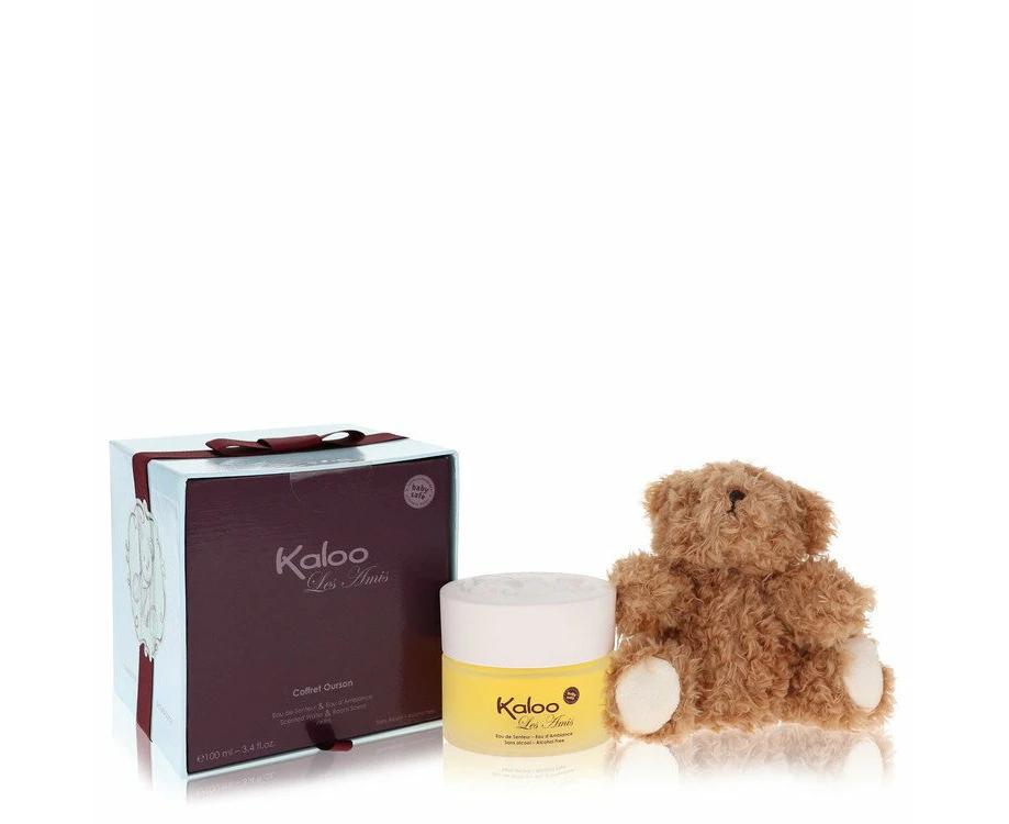 Kaloo Les Amis by Kaloo Eau De Senteur Spray / Room Fragrance Spray (Alcohol Free) + Free Fluffy Bear 3.4 oz for Men