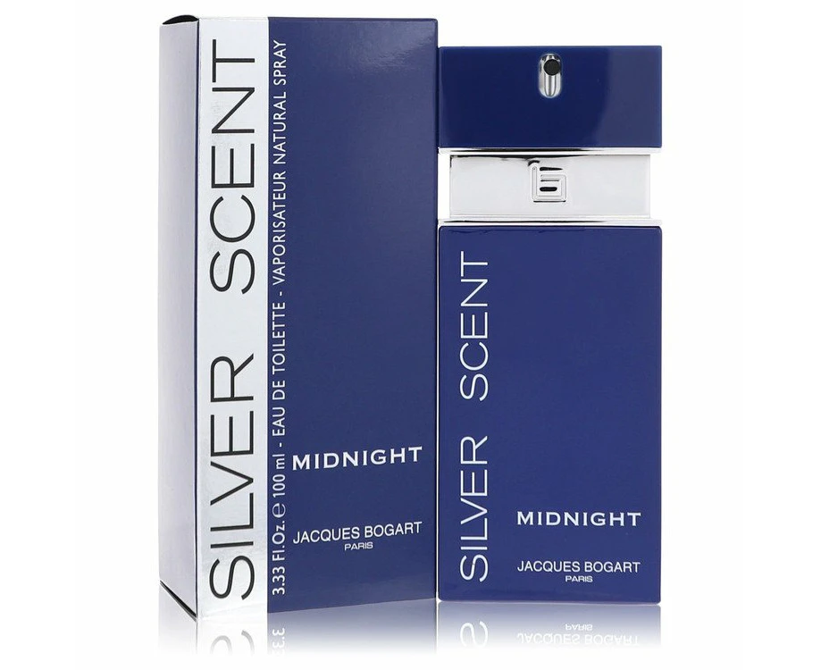 Silver Scent Midnight by Jacques Bogart Eau De Toilette Spray 3.4 oz for Men