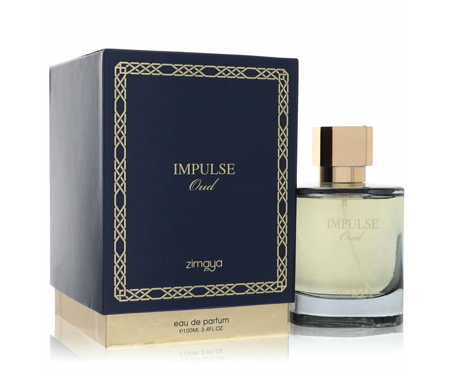 Afnan Zimaya Impulse Oud by Afnan Eau De Toilette Spray (Unisex) 3.4 oz for Men