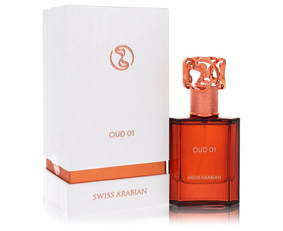 Swiss Arabian Oud 01 by Swiss Arabian Eau De Parfum Spray (Unisex) 1.7 oz for Men