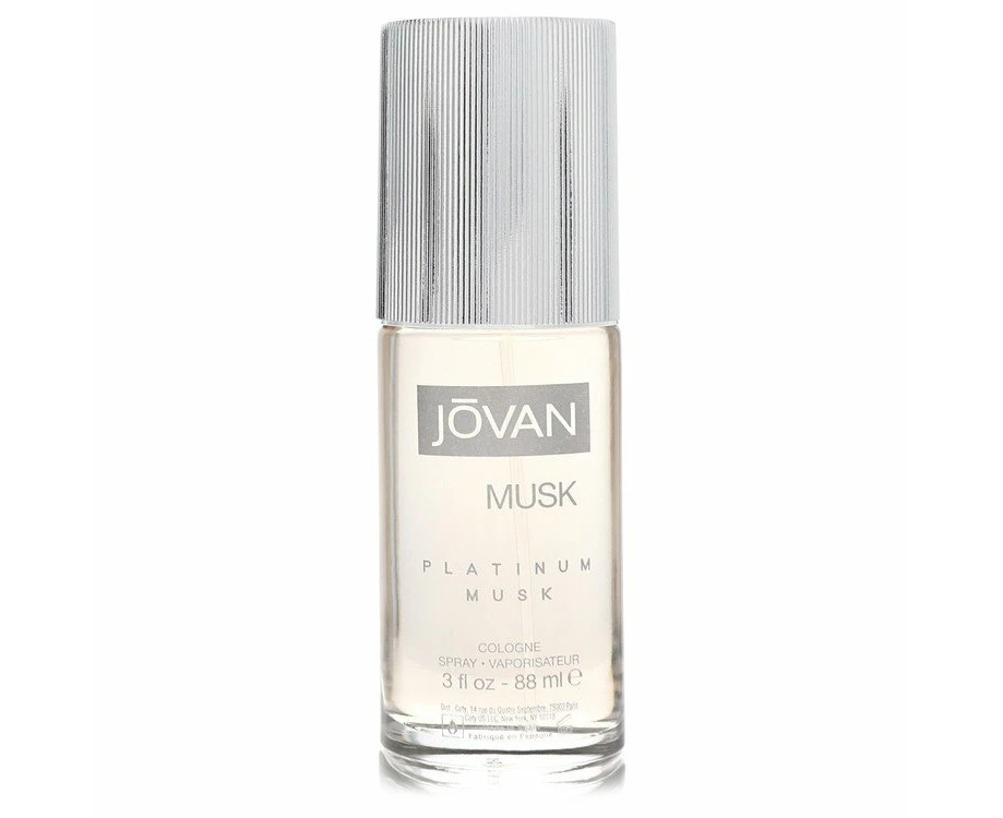 Jovan Platinum Musk by Jovan Cologne Spray (unboxed) 3 oz for Men