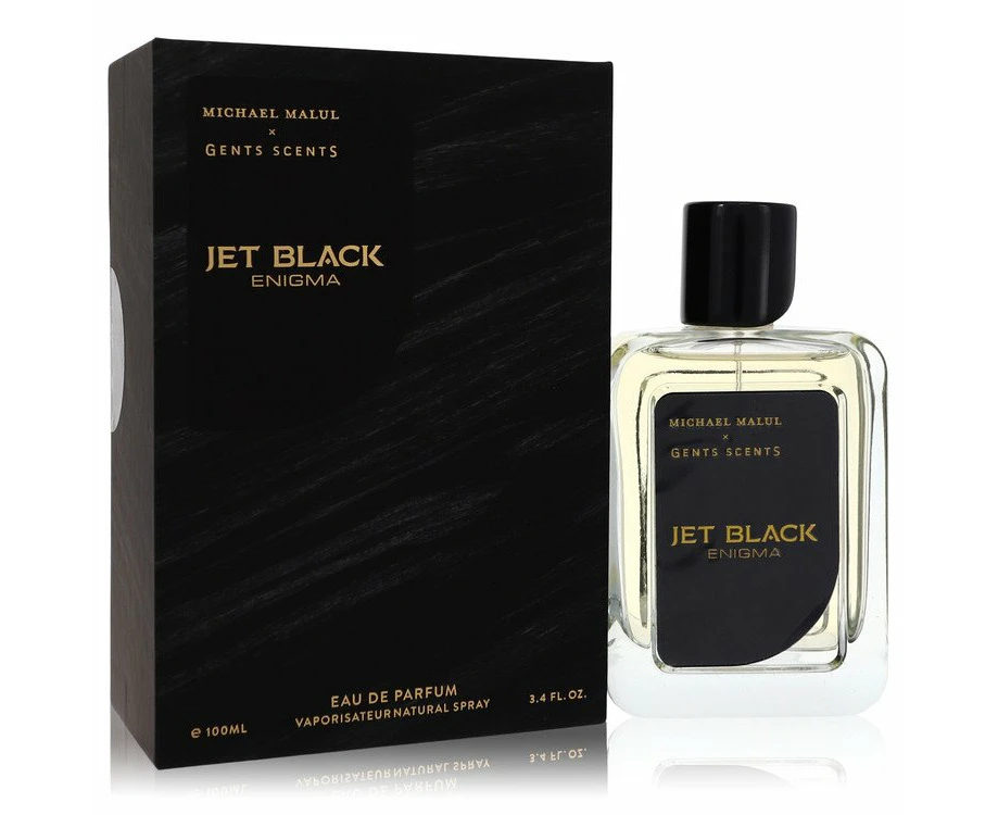 Jet Black Enigma by Michael Malul Eau De Parfum Spray 3.4 oz for Men