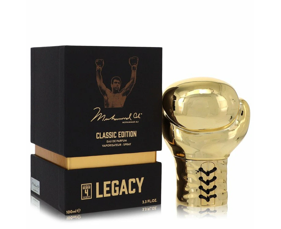 Muhammad Ali Legacy Round 4 by Muhammad Ali Eau De Parfum Spray (Classic Edition) 3.3 oz for Men