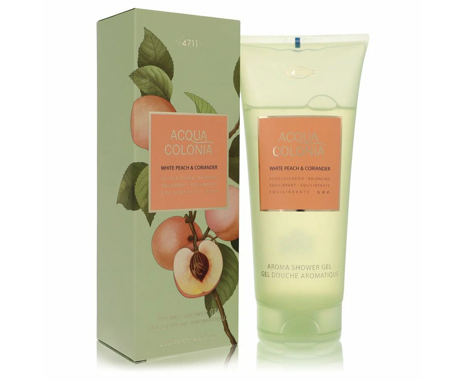 4711 Acqua Colonia White Peach & Coriander by 4711 Shower Gel 6.8 oz for Women