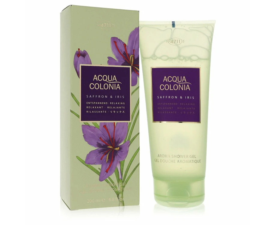 4711 Acqua Colonia Saffron & Iris by 4711 Shower Gel 6.8 oz for Women