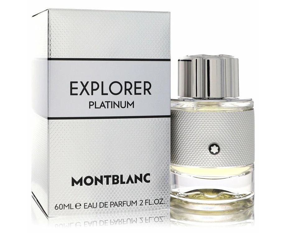 Montblanc Explorer Platinum by Mont Blanc Eau De Parfum Spray 2 oz for Men