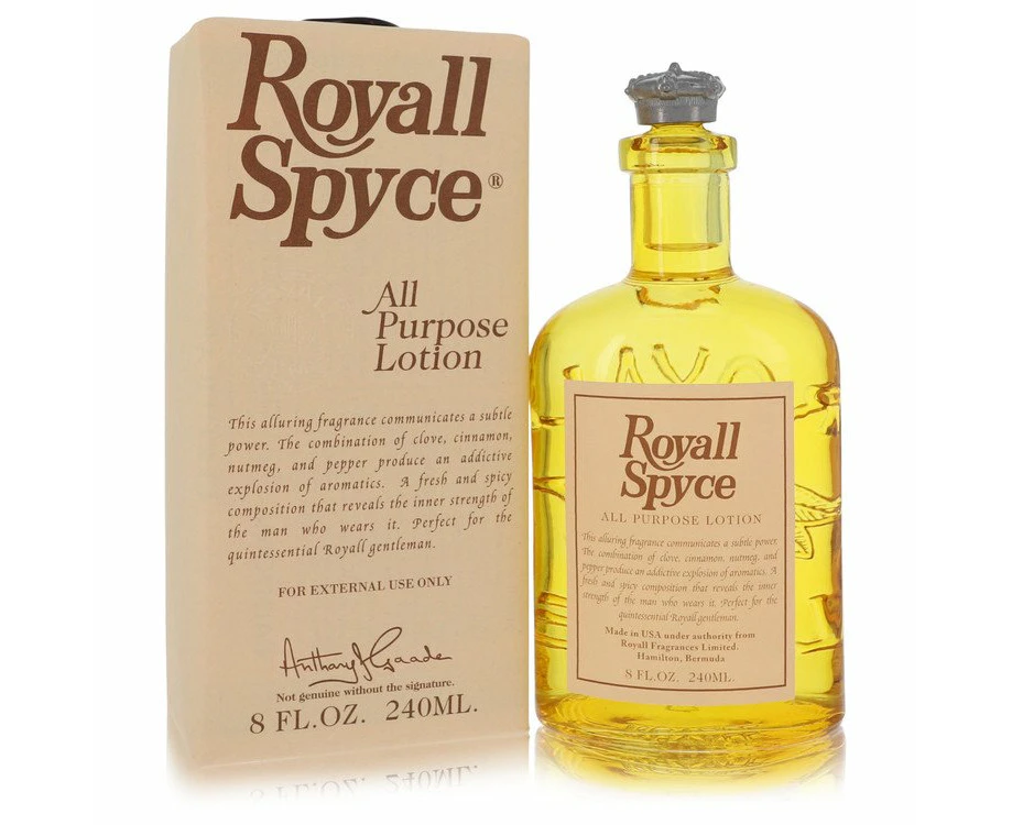 Royall Spyce by Royall Fragrances All Purpose Lotion / Cologne 8 oz for Men