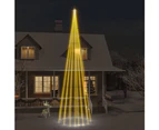 Nnevl Christmas Tree On Flagpole Warm White 1134 Leds 800 Cm