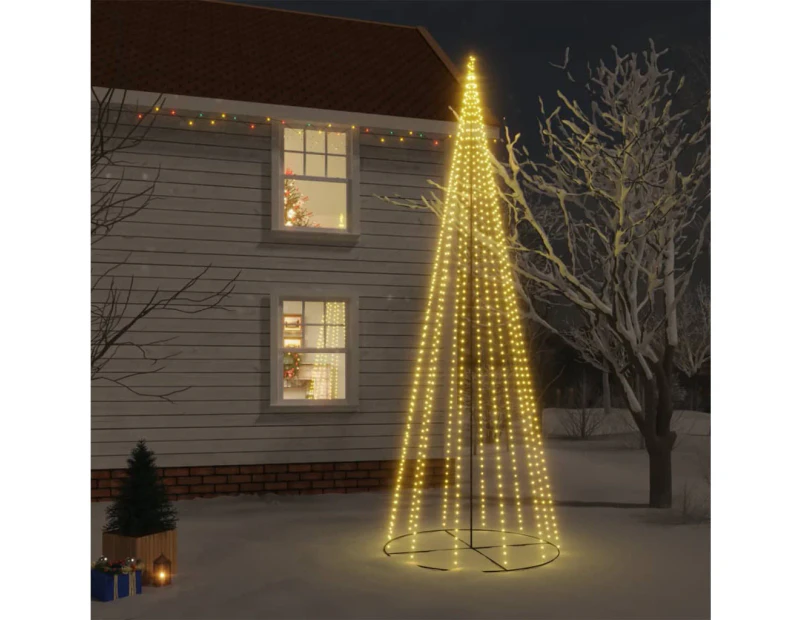 Nnevl Christmas Cone Tree Warm White 732 Leds 160x500 Cm