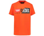 Diesel Mens T-Diego-Cuty 37A T-Shirt Orange