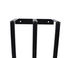 Towel Storage Rack Wall Mounted Black Iron Alloy 3 Bar Rolled Towel Holder for Bathroom