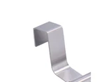 Towel Rack Stainless Steel Punch Free Strong Bearing Capacity Hanging Buckle Kitchen Towel Holder for Cabinet Bathroom36cm